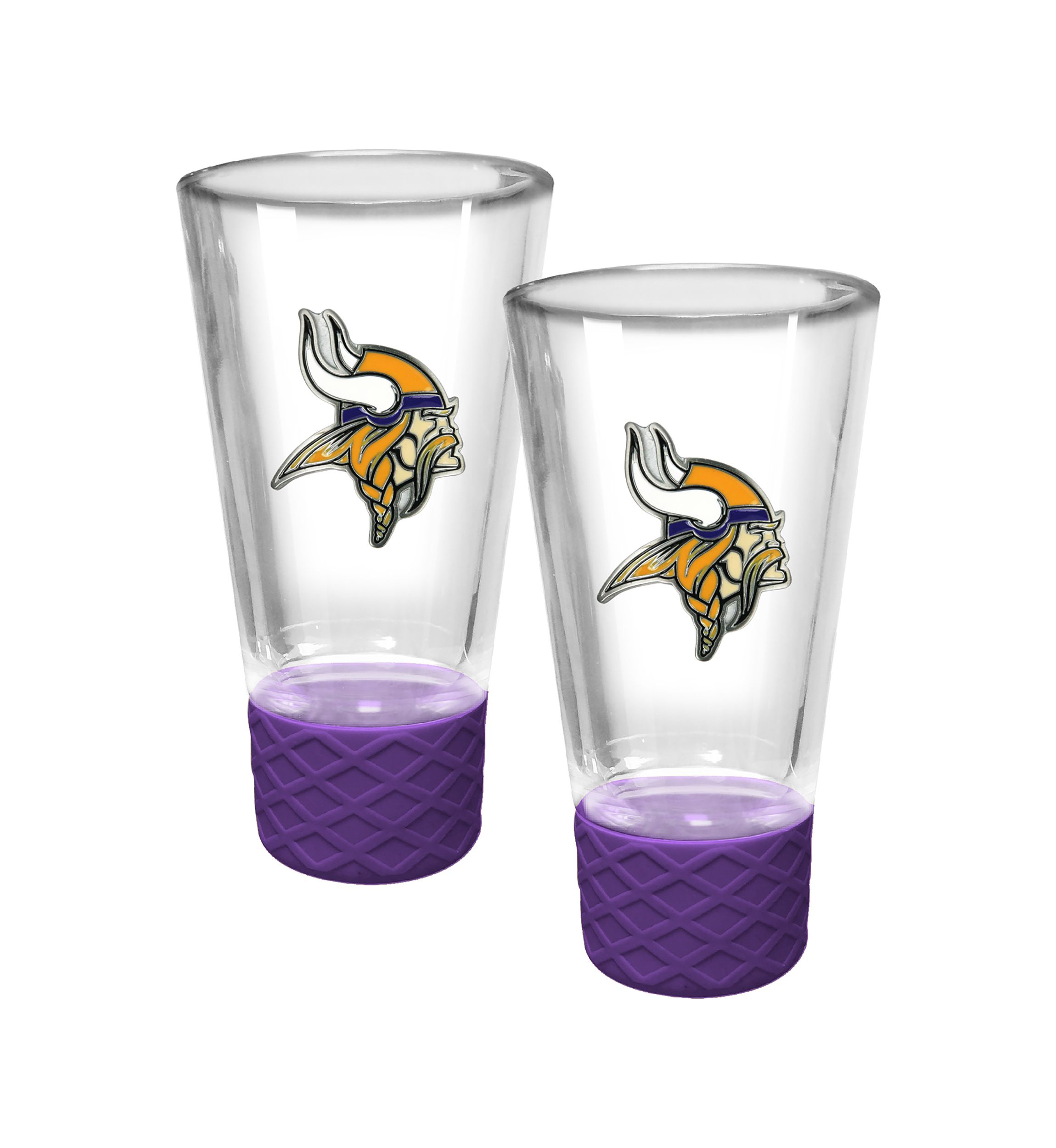 NFL Vikings 2pc Cheer Shot Glass Set