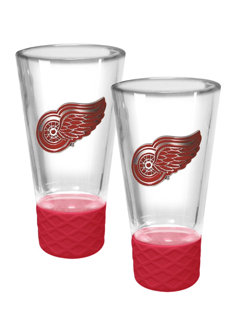 NHL Redwings 2pc Cheer Shot Glass Set