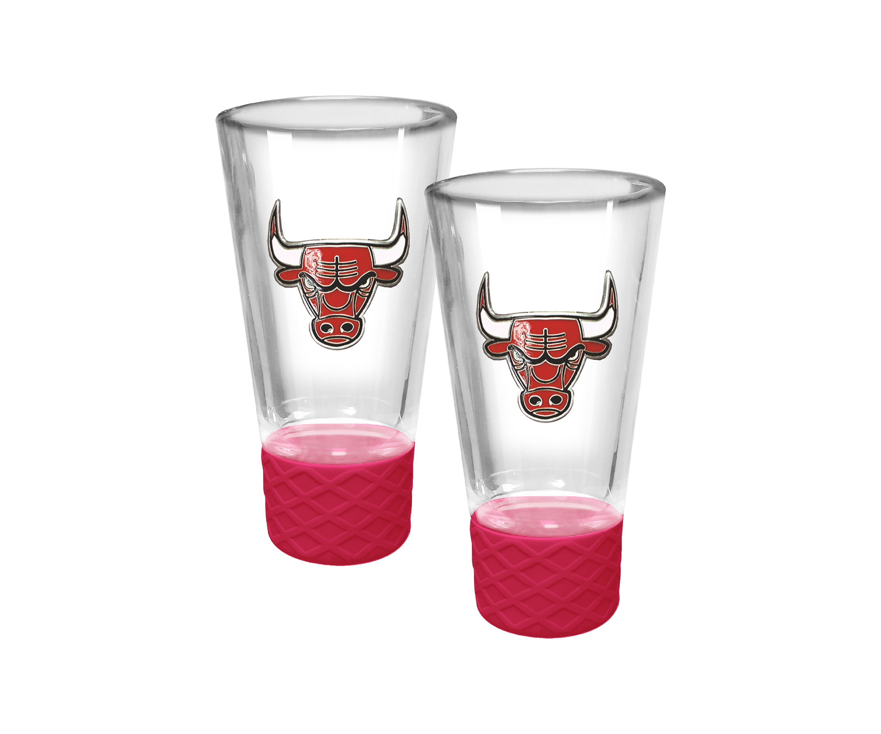 NBA Bulls 2pc Cheer Shot Glass Set