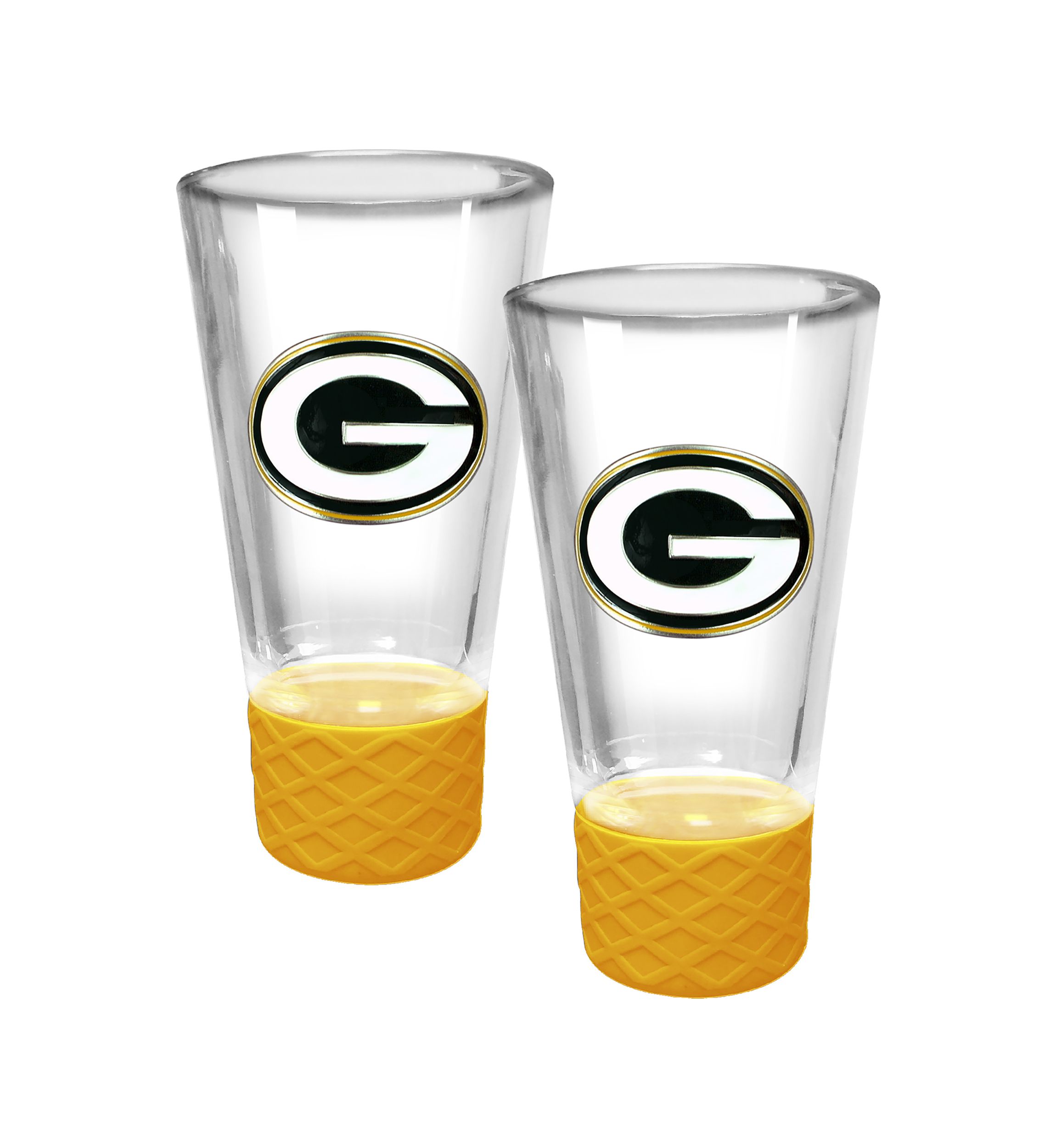 NFL Packers 2pc Cheer Shot Glass Set