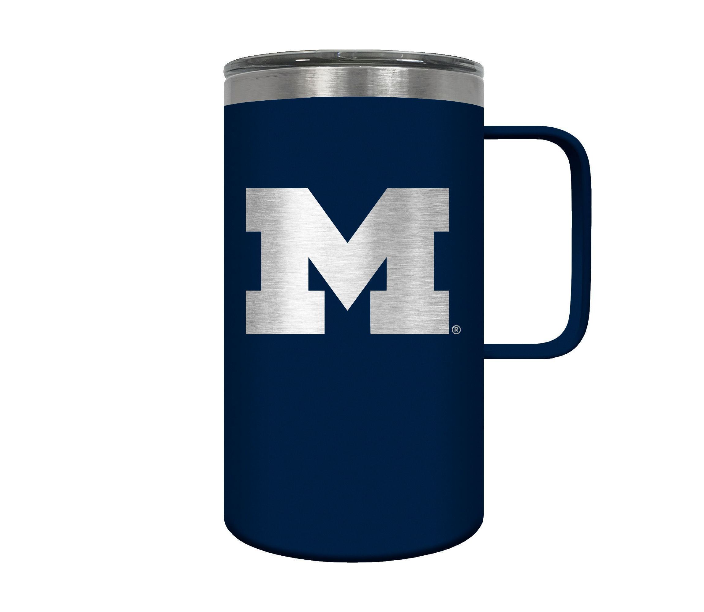 NCAA Michigan Wolverines 18oz Hustle Travel Mug