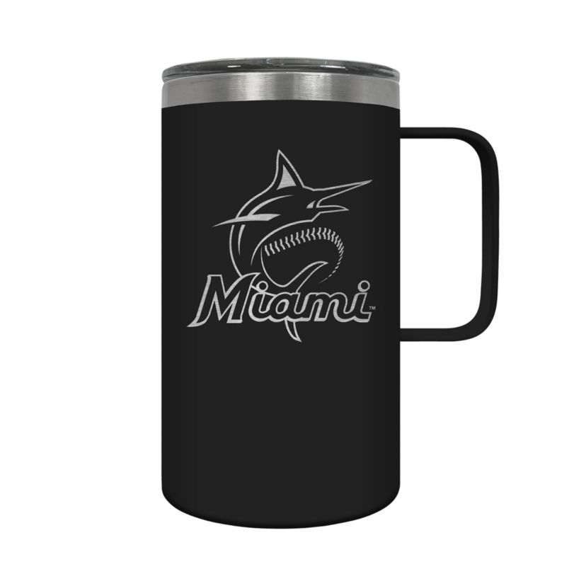 MLB Miami Marlins 18oz Hustle Travel Mug
