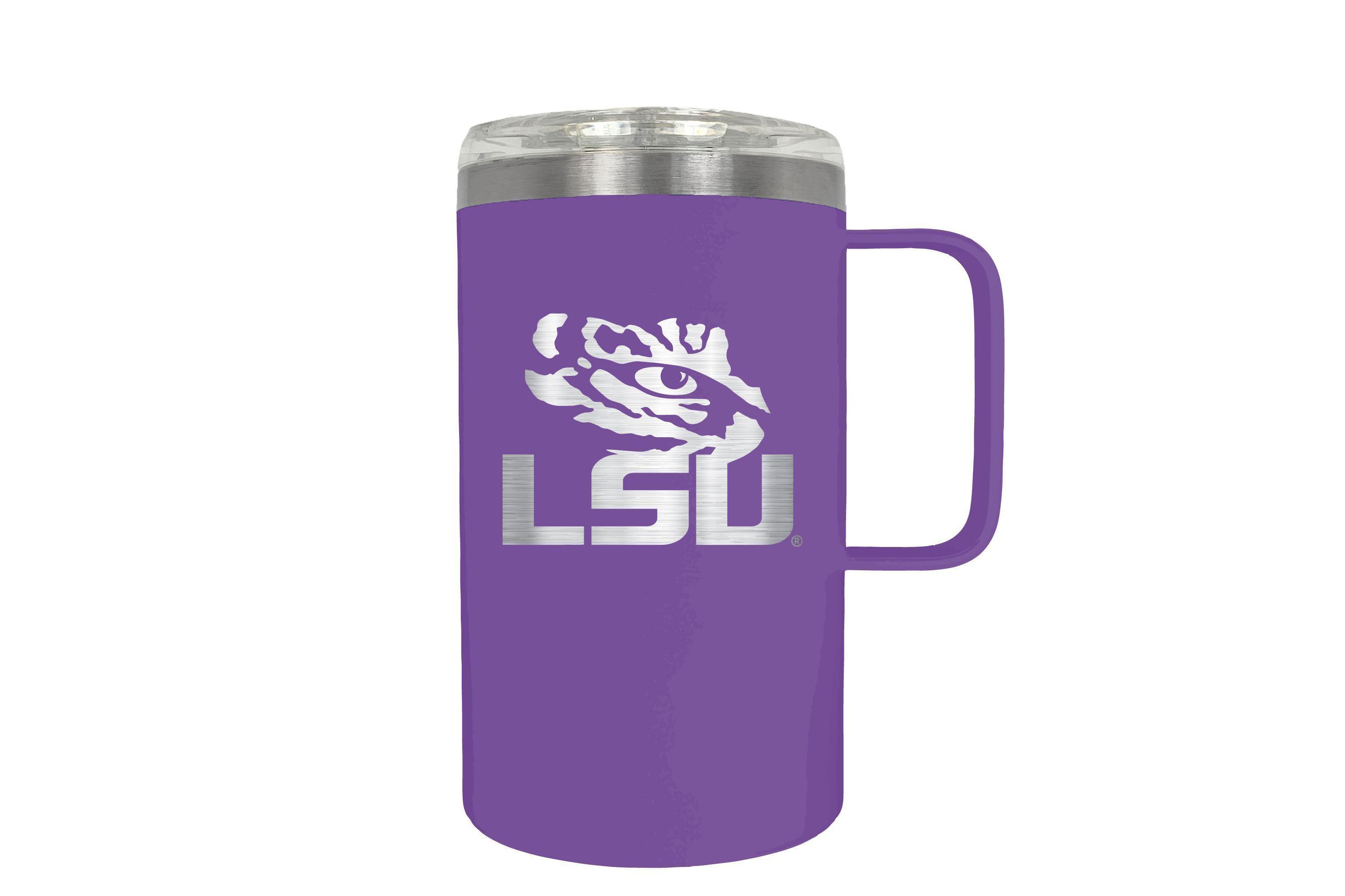 NCAA LSU Tigers 18oz Hustle Travel Mug