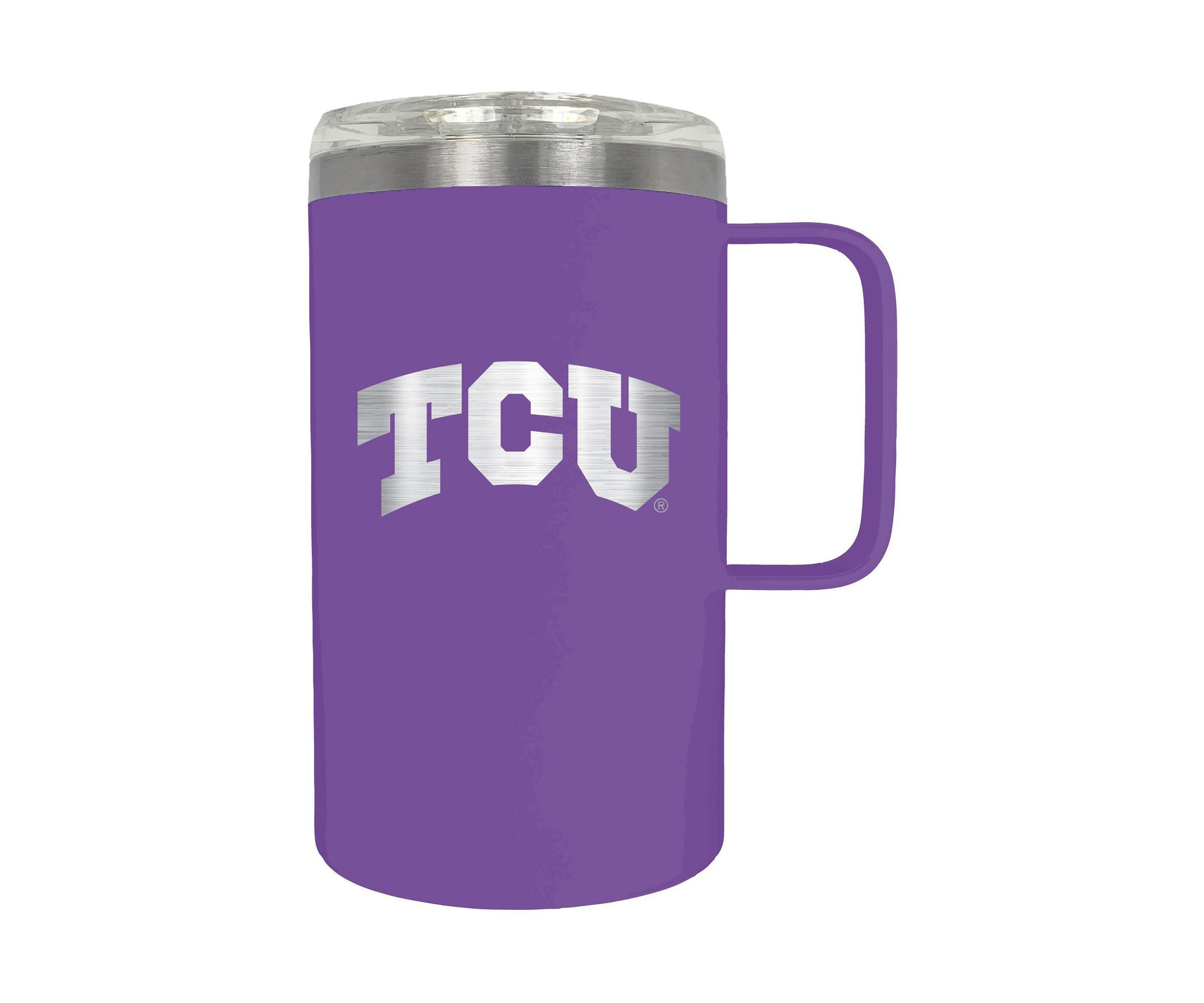 NCAA TCU Horned Frogs 18oz Hustle Travel Mug