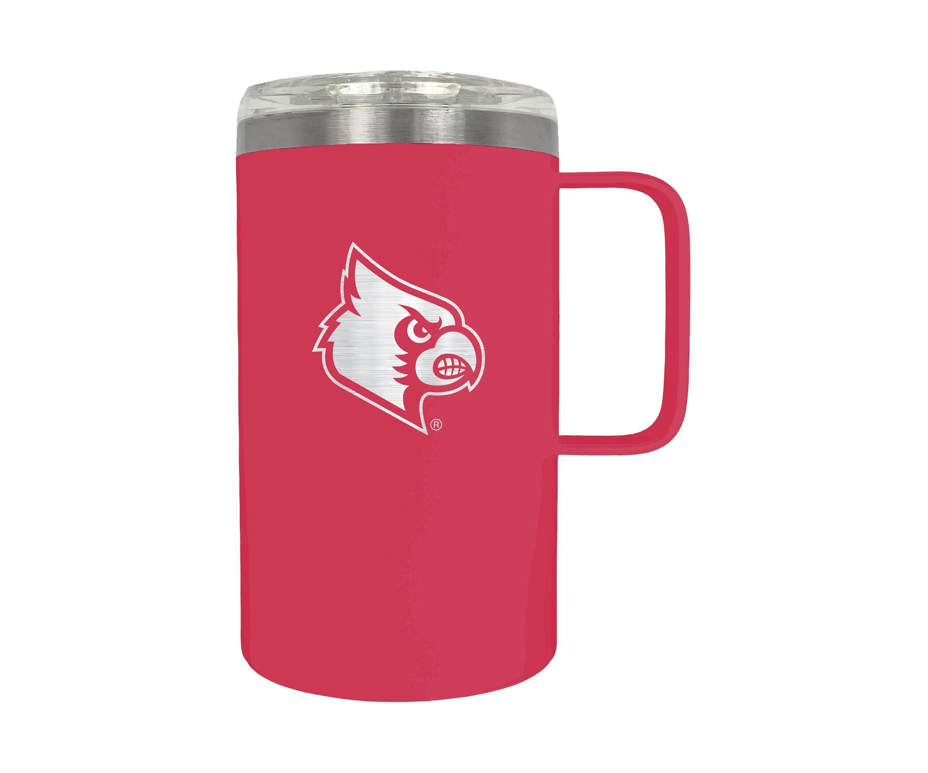 NCAA Louisville Cardinals 18oz Hustle Travel Mug