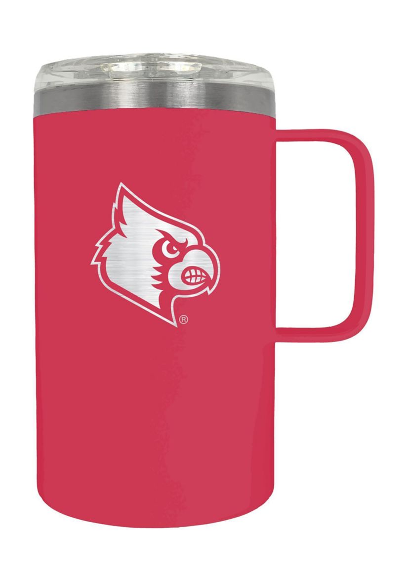 NCAA Louisville Cardinals 18oz Hustle Travel Mug