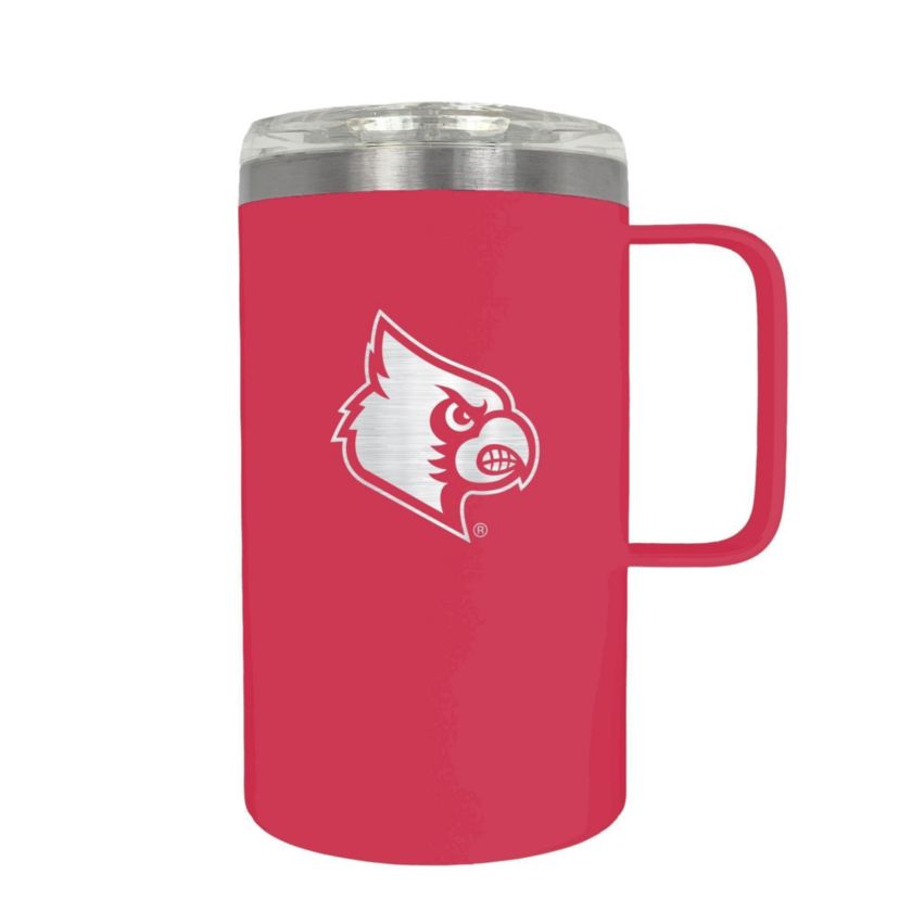 NCAA Louisville Cardinals 18oz Hustle Travel Mug
