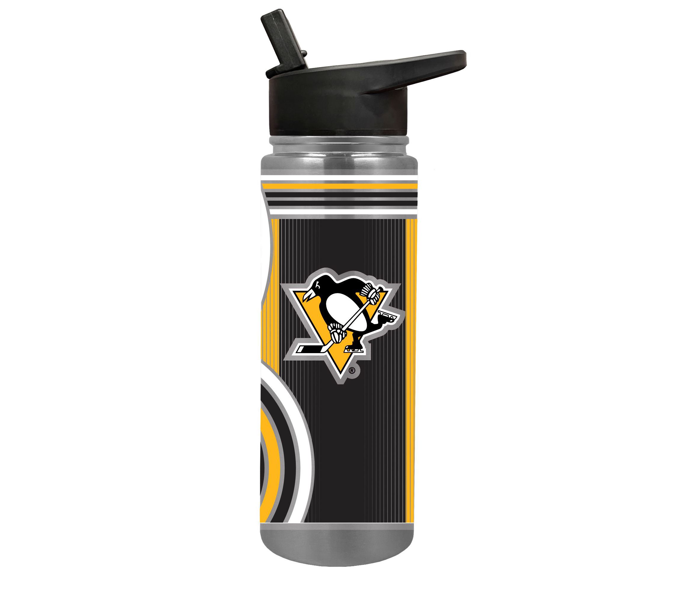 NHL Pittsburgh Penguins 24oz Stainless Steel Water Bottle