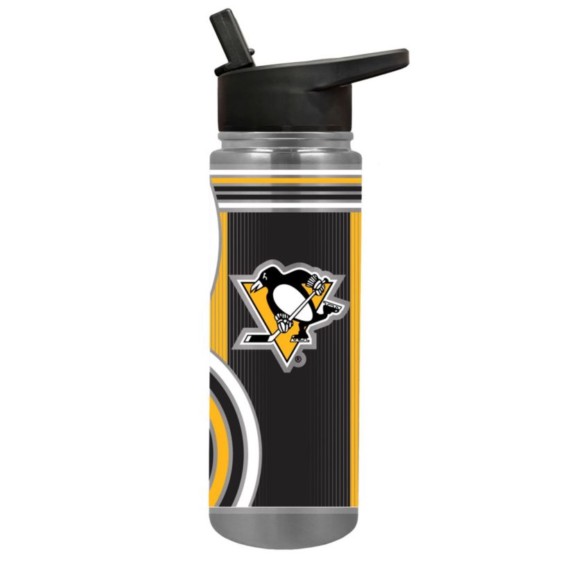 NHL Pittsburgh Penguins 24oz Stainless Steel Water Bottle