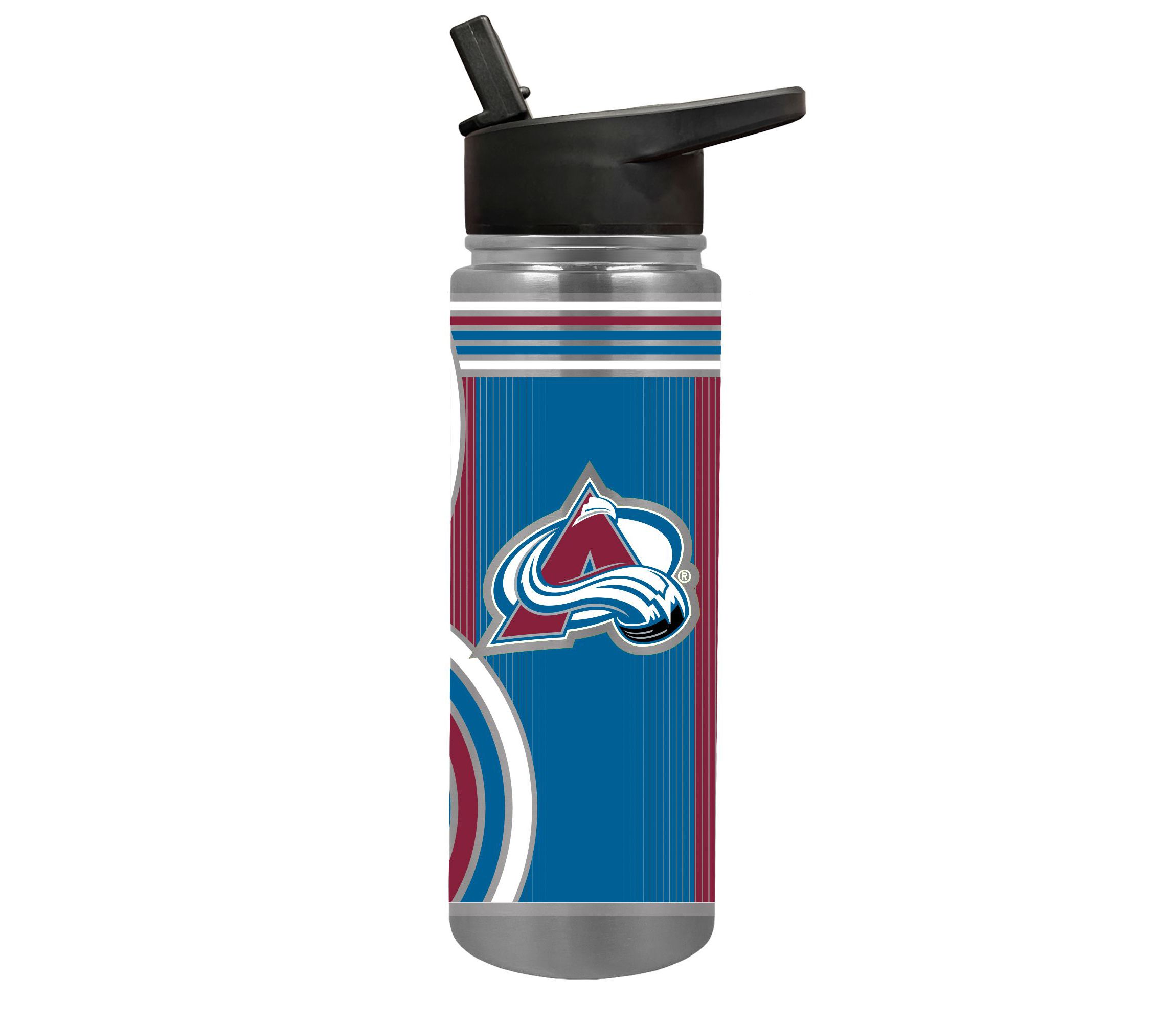 NHL Colorado Avalanche 24oz Stainless Steel Water Bottle