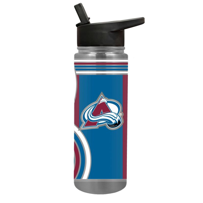 NHL Colorado Avalanche 24oz Stainless Steel Water Bottle