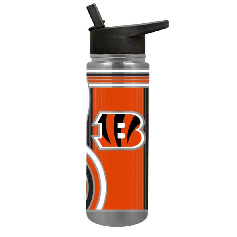 NFL Cincinnati Bengals 24oz Stainless Steel Water Bottle