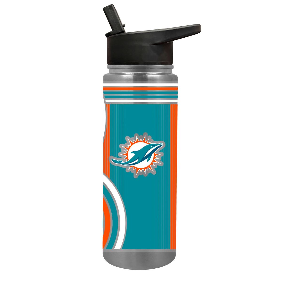 NFL Miami Dolphins 24oz Stainless Steel Water Bottle