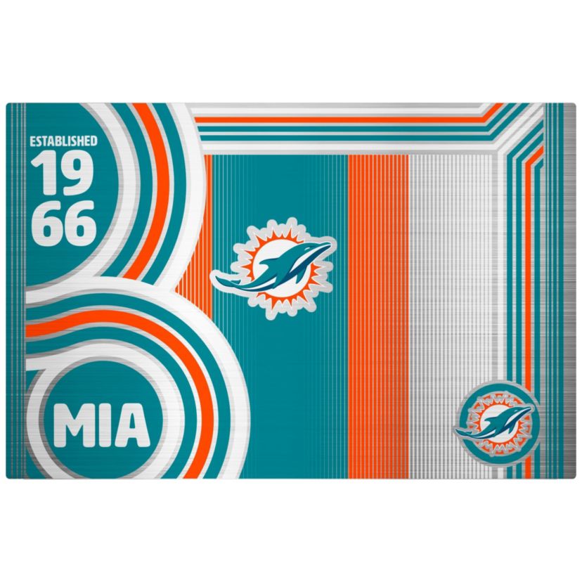 NFL Miami Dolphins 24oz Stainless Steel Water Bottle