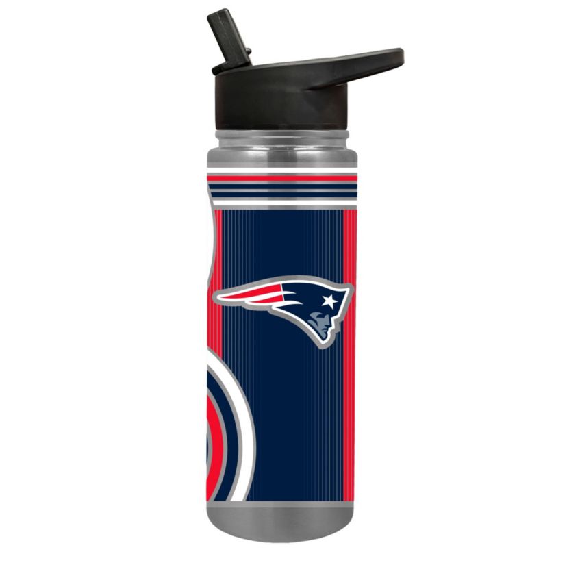 NFL New England Patriots 24oz Stainless Steel Water Bottle