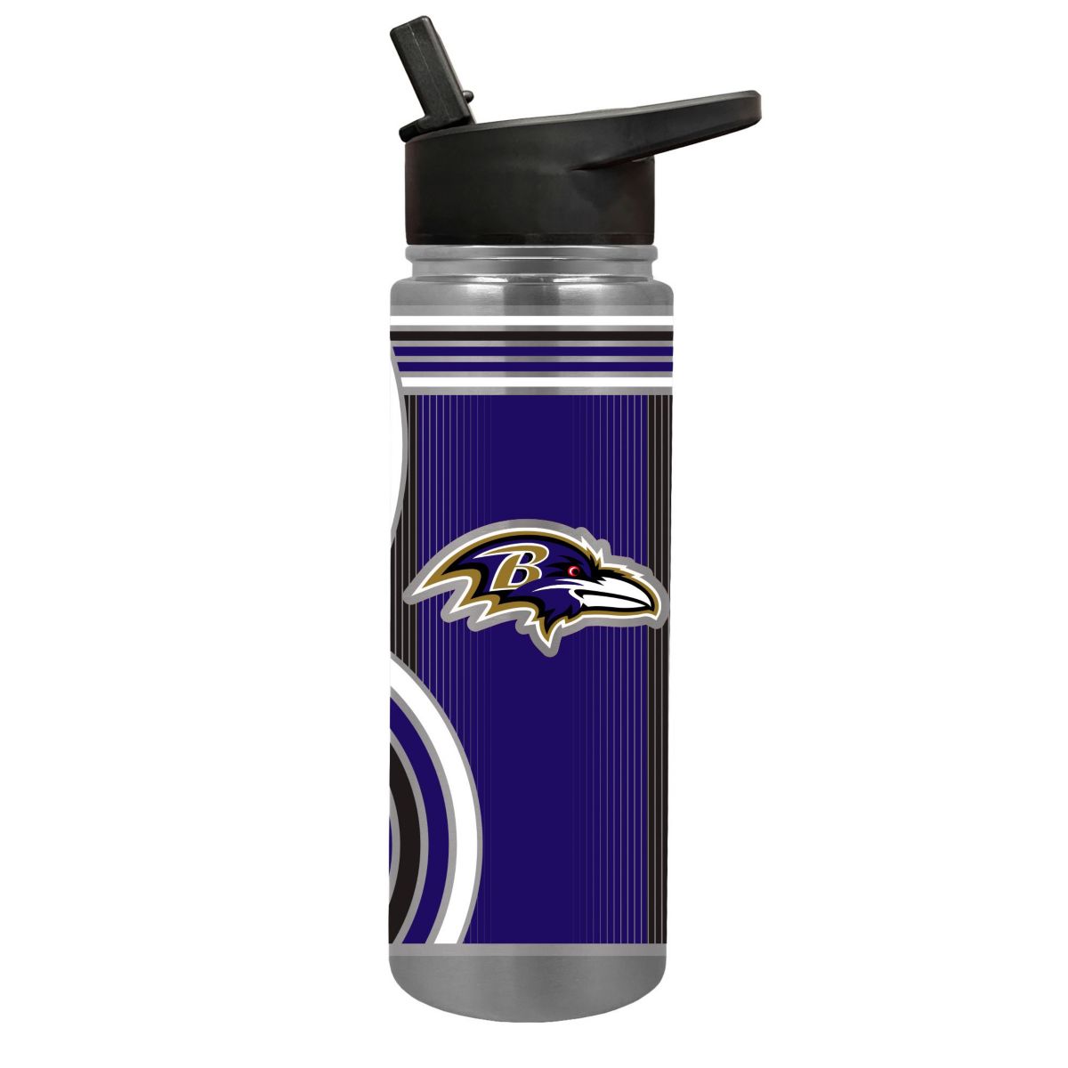 NFL Baltimore Ravens 24oz Stainless Steel Water Bottle