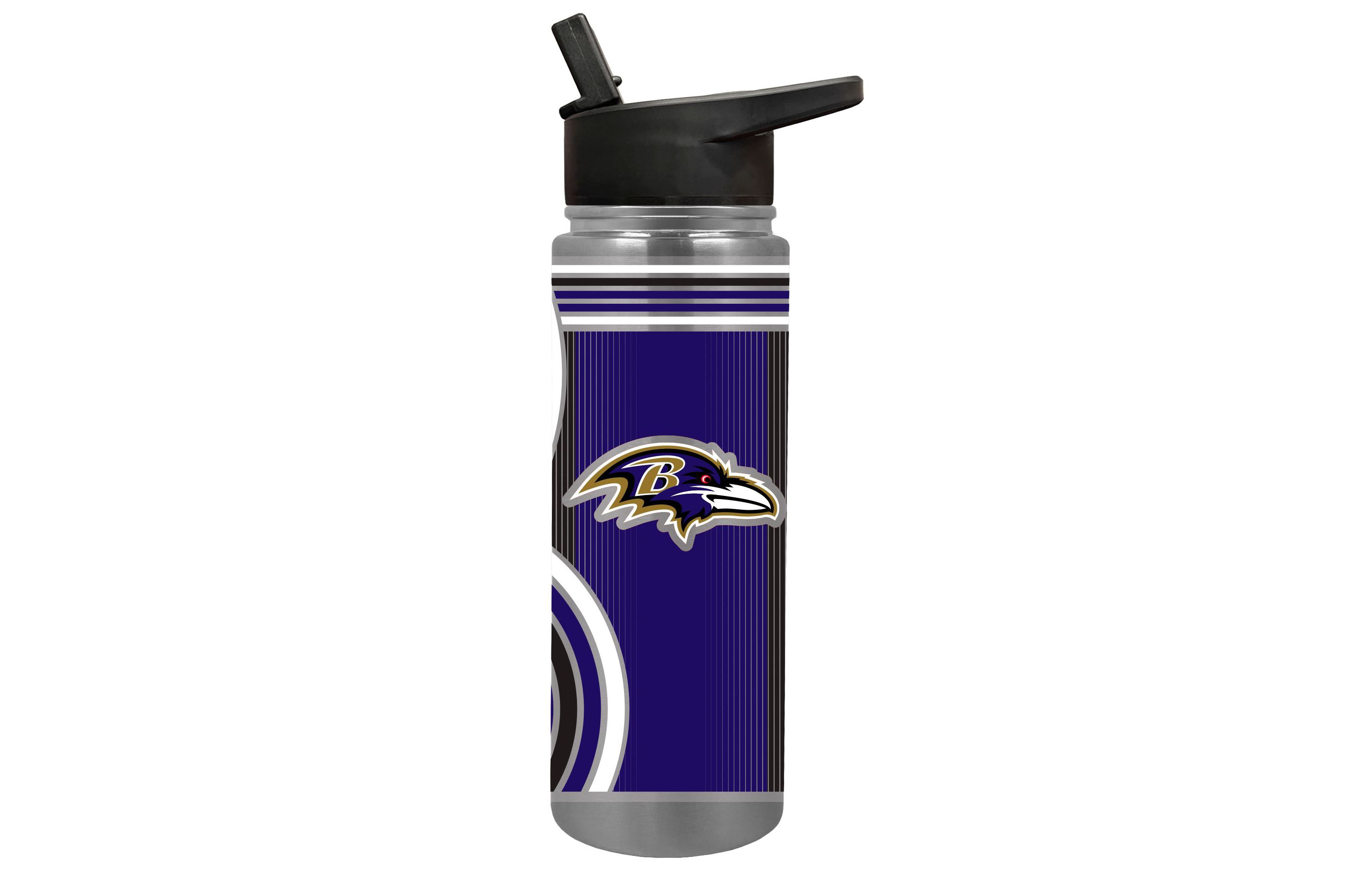 NFL Baltimore Ravens 24oz Stainless Steel Water Bottle