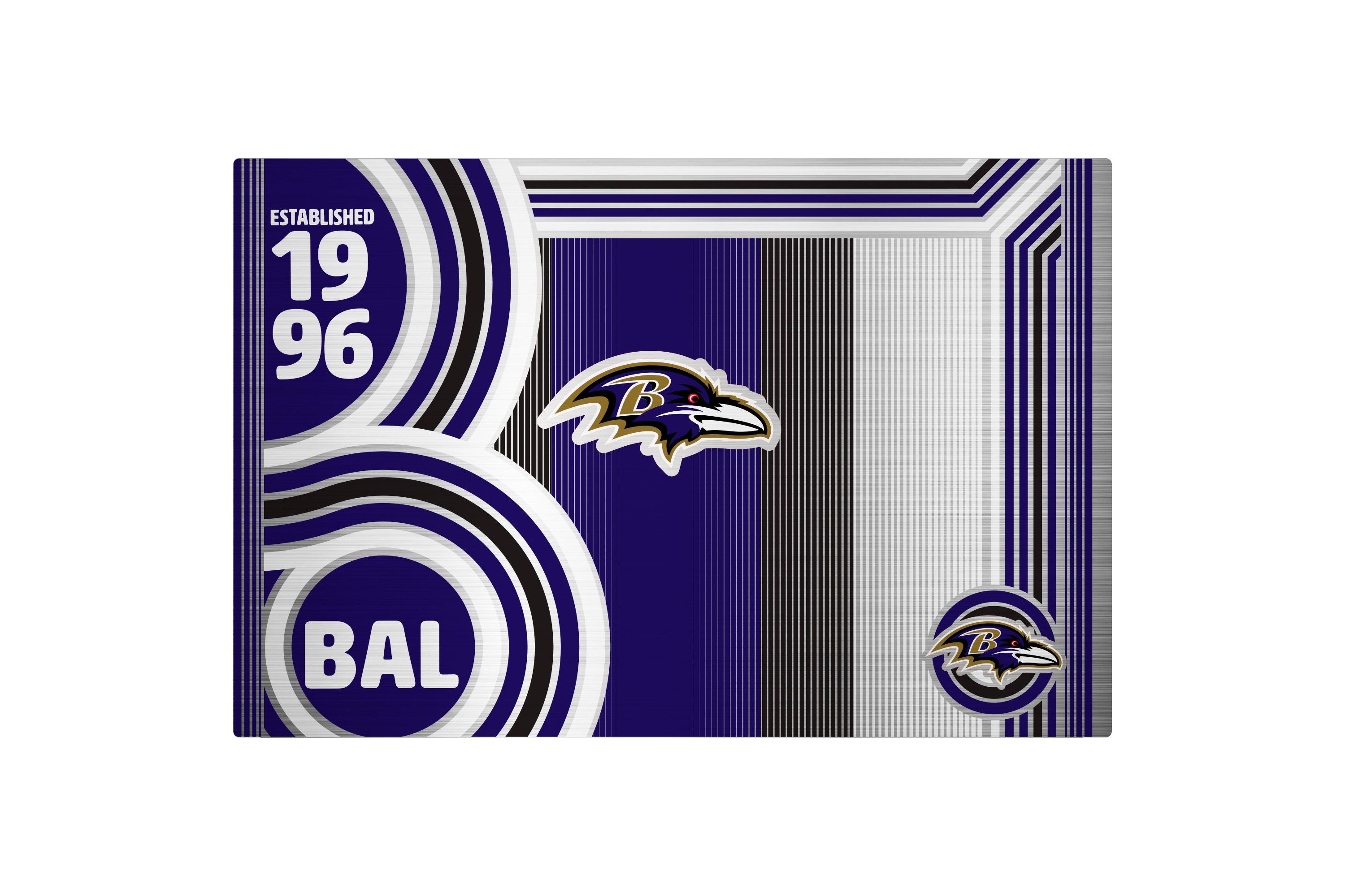 NFL Baltimore Ravens 24oz Stainless Steel Water Bottle