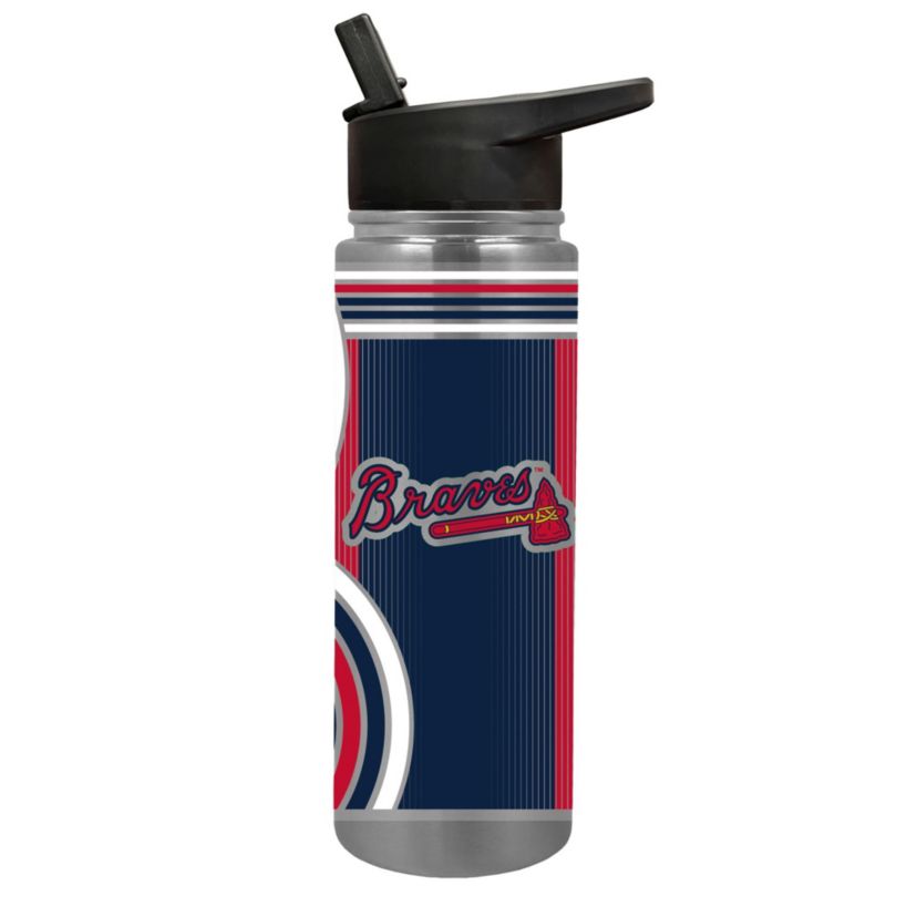 MLB Atlanta Braves 24oz Stainless Steel Water Bottle
