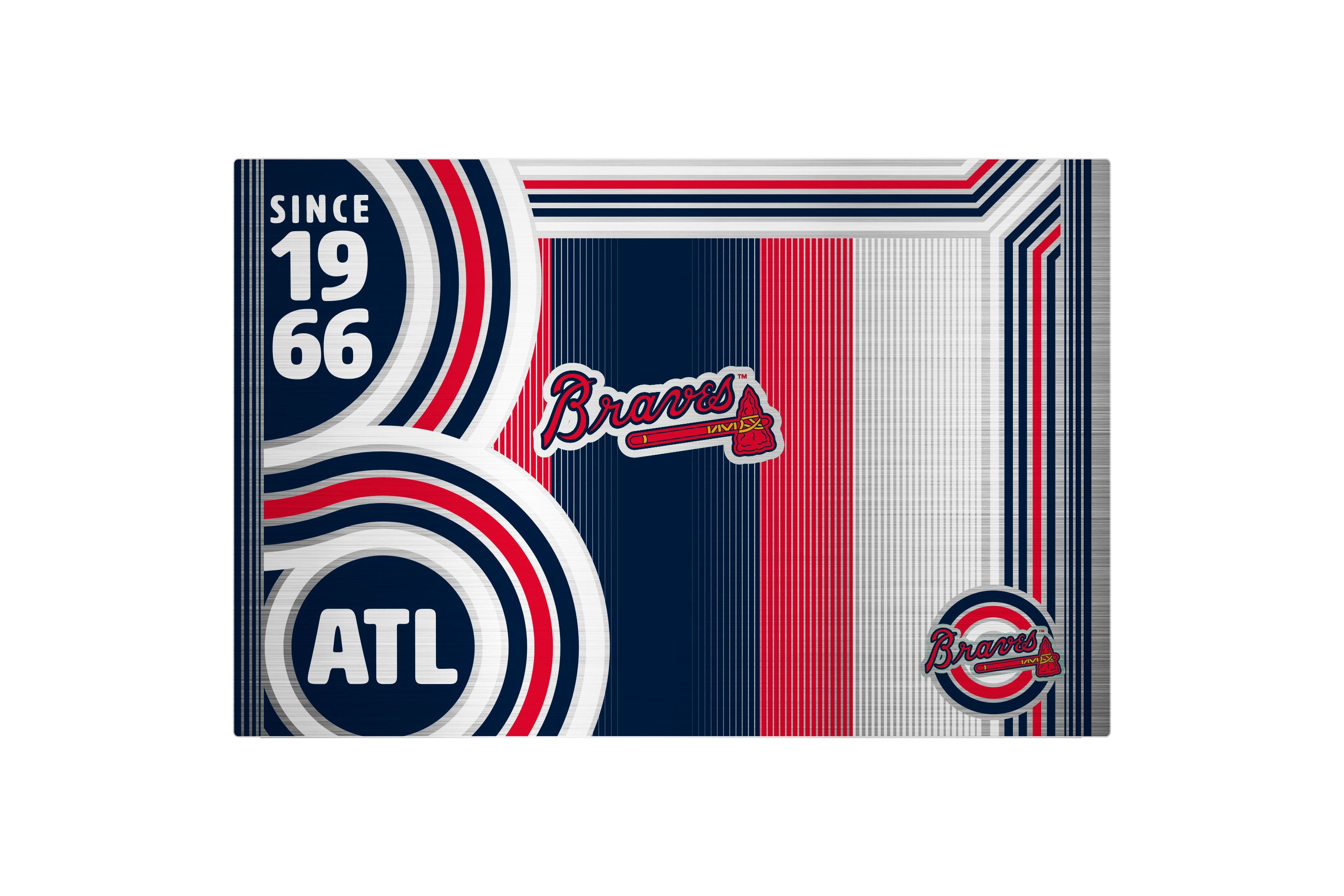 MLB Atlanta Braves 24oz Stainless Steel Water Bottle