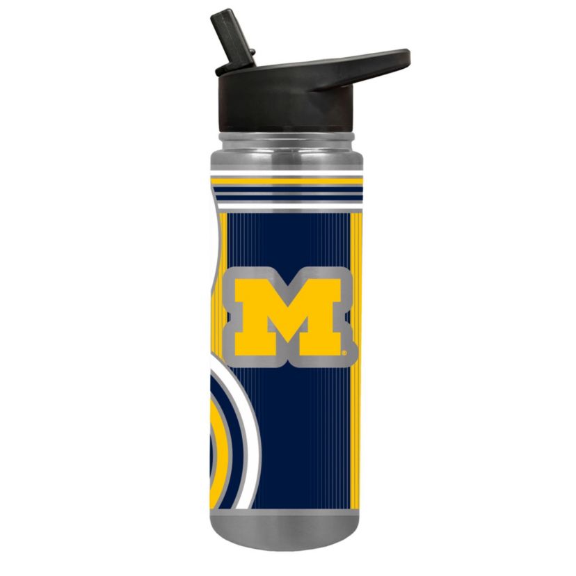 NCAA Michigan Wolverines 24oz Stainless Steel Water Bottle