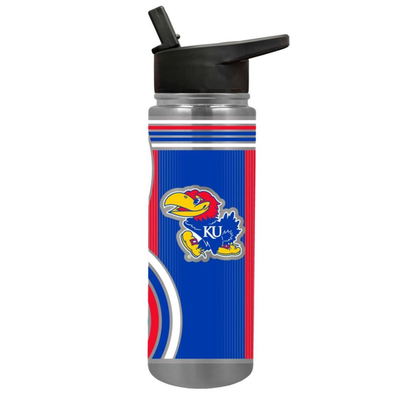 NCAA Kansas Jayhawks 24oz Stainless Steel Water Bottle