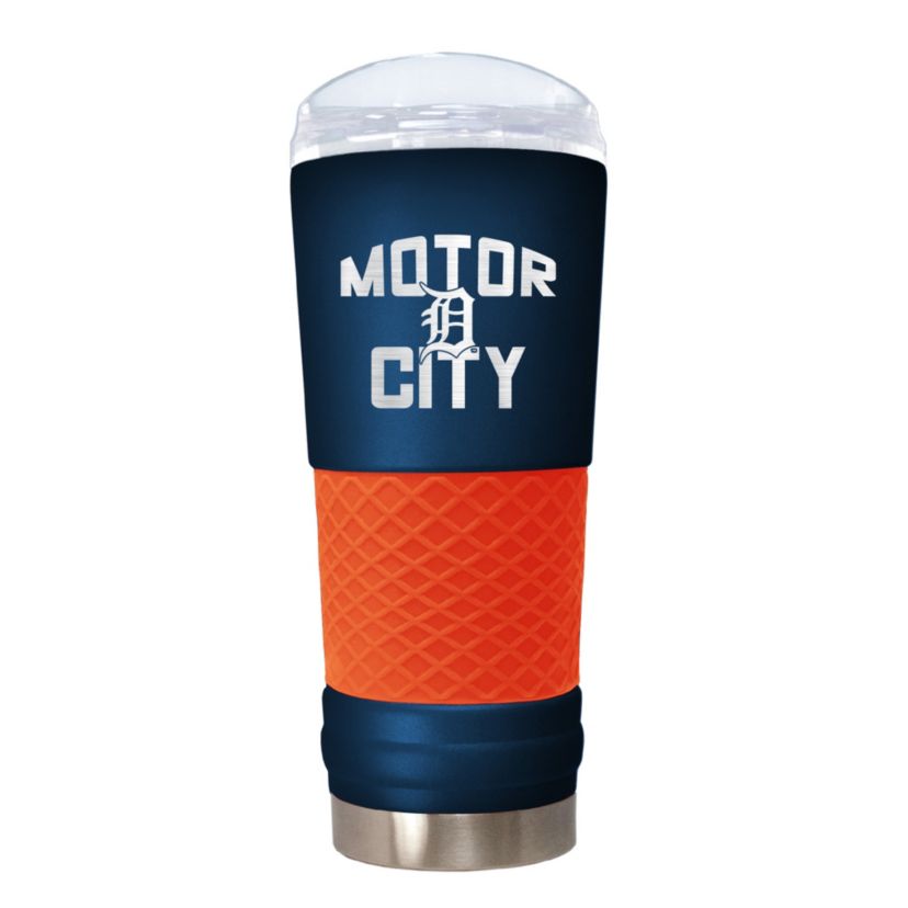 MLB Detroit Tigers 24oz Team Colored Rally Cry Draft Tumbler:24 Ounces:Blue