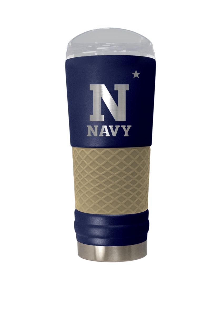NCAA Navy Midshipmen 24 Ounce Team Color Draft Tumbler