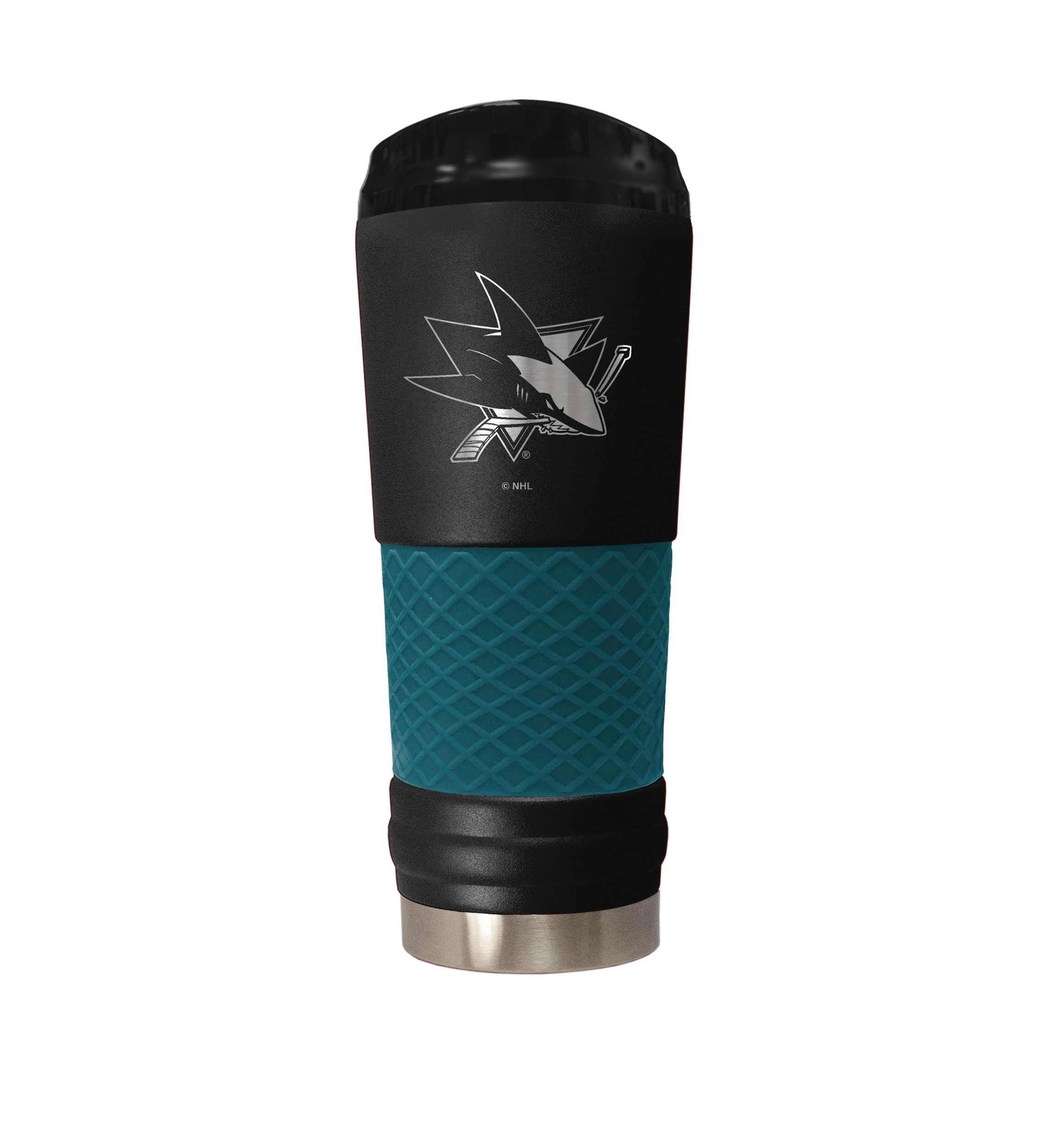 NHL San Jose Sharks 24 Ounce Team Colored Draft Tumbler