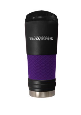Great American Products NFL Baltimore Ravens 24 Ounce Team Colored Draft Tumbler, Black