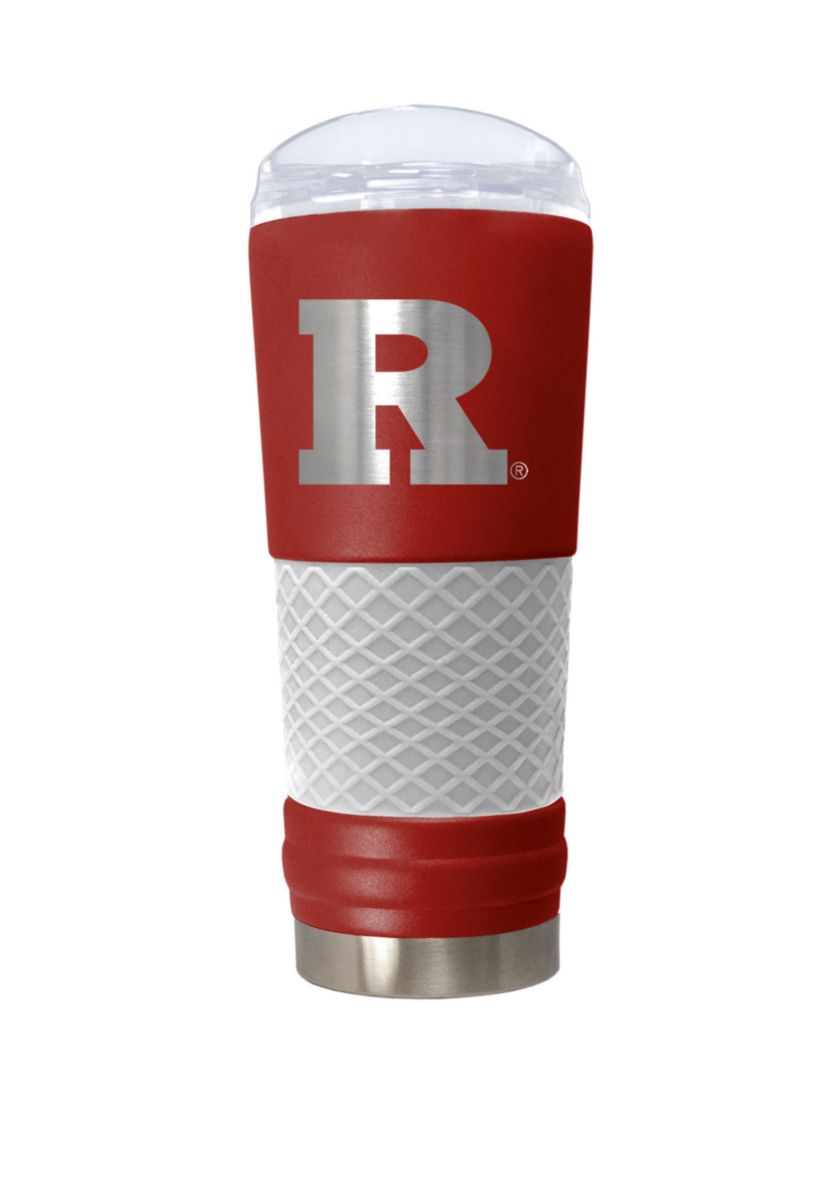NCAA Rutgers Scarlet Knights 24 Ounce Team Color Draft Tumbler