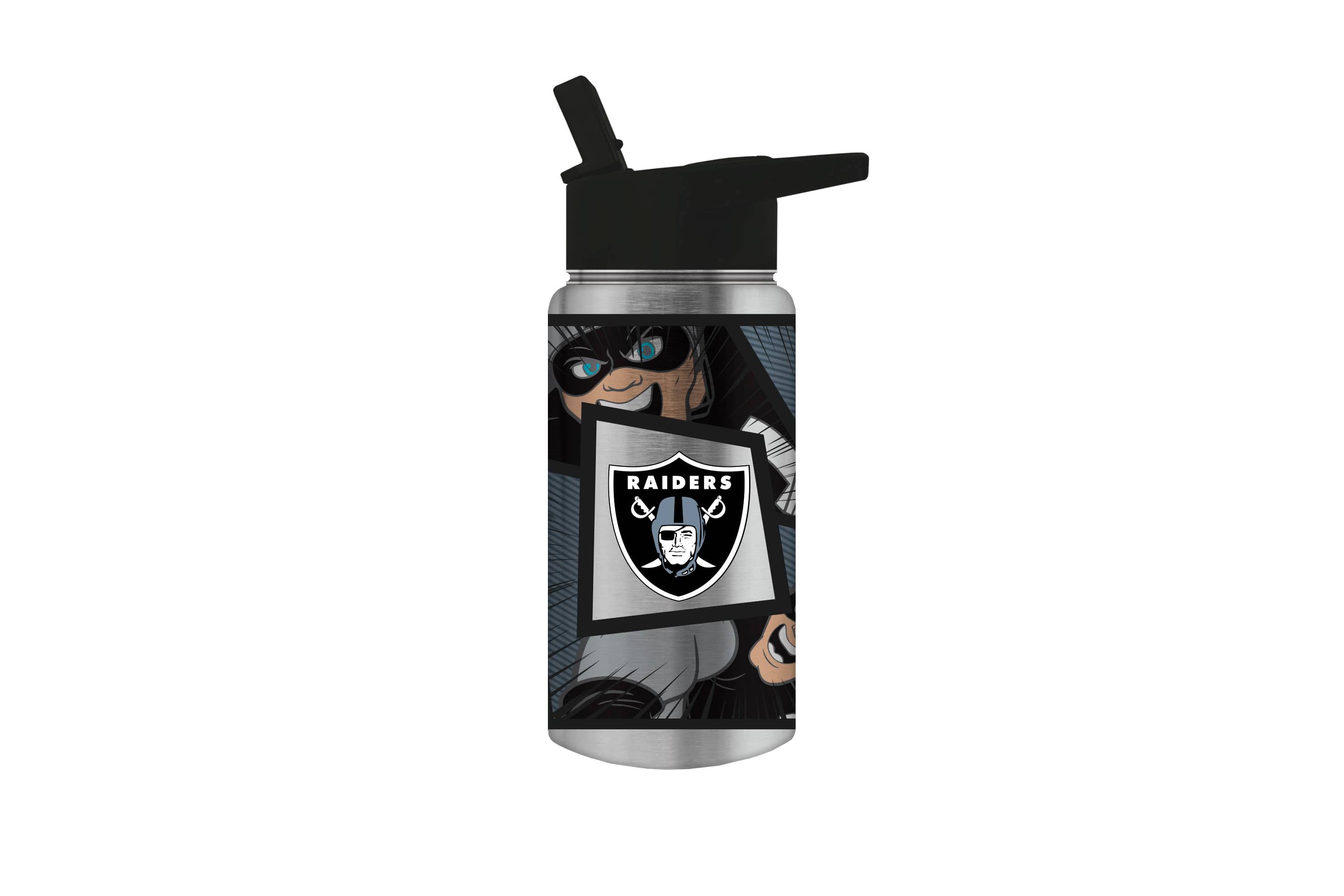 Oakland Raiders NFL Las Vegas Raiders  14oz Mascot Mini Thirst Water Bottle