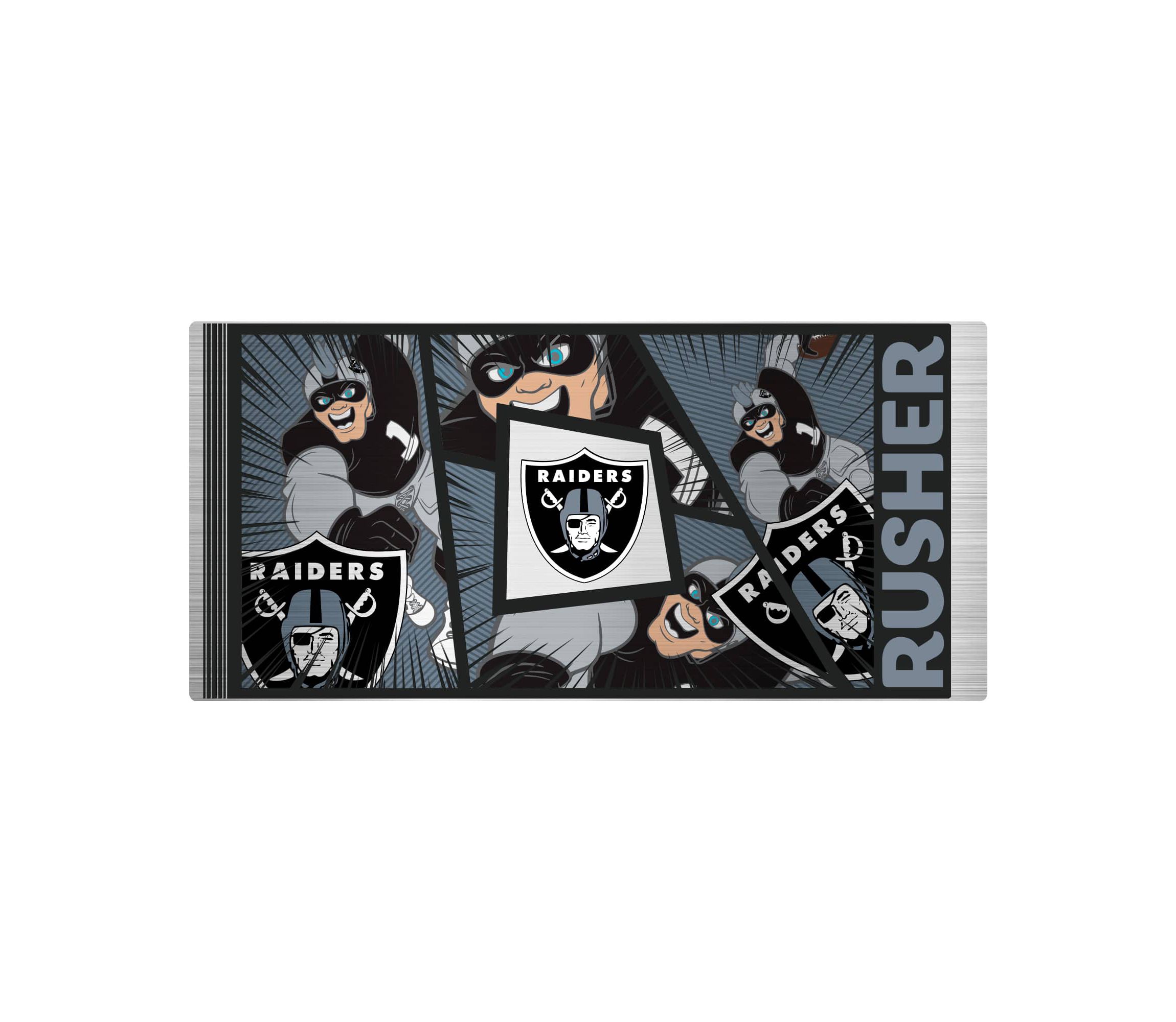 Oakland Raiders NFL Las Vegas Raiders  14oz Mascot Mini Thirst Water Bottle