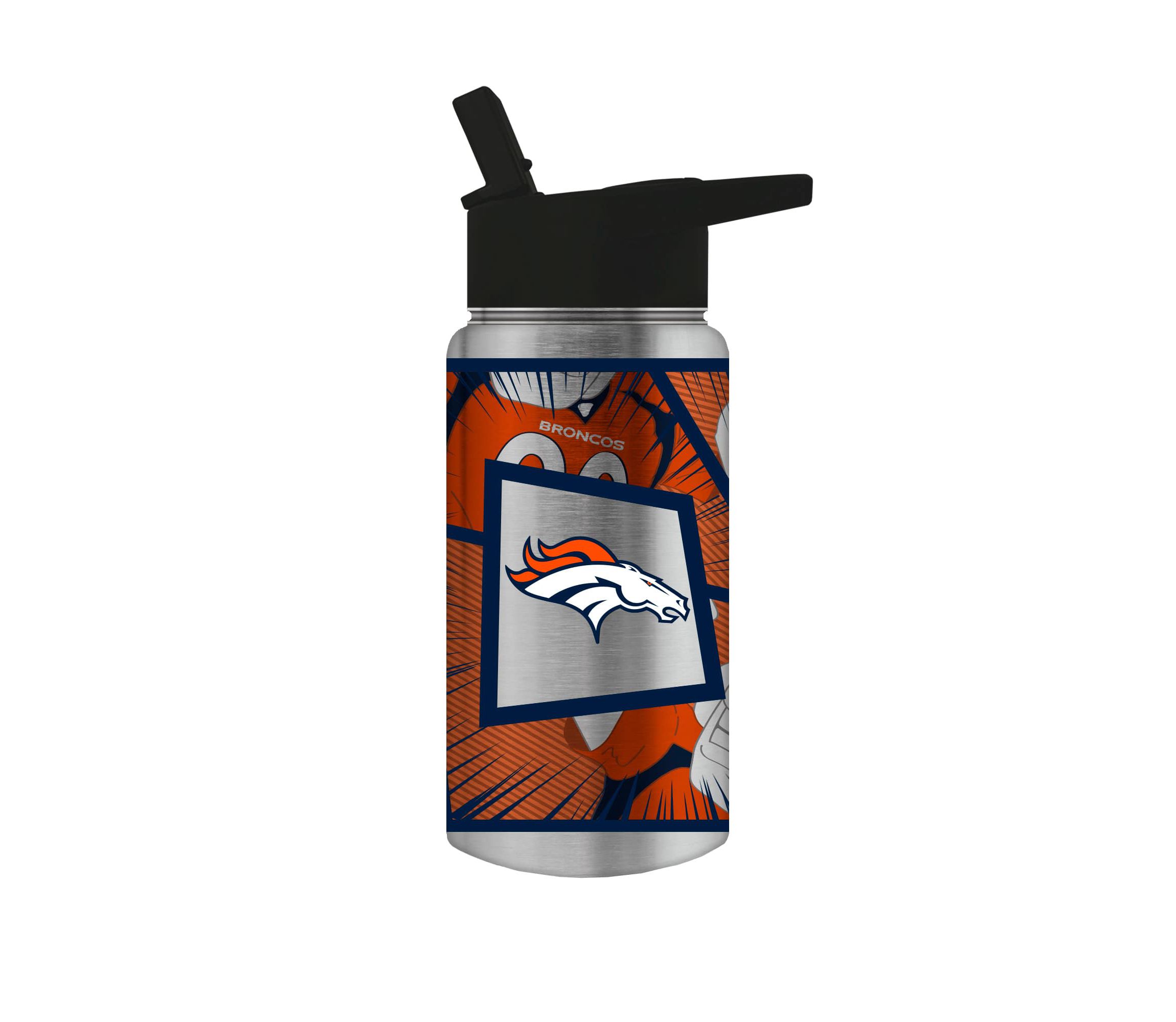 NFL Denver Broncos 14oz Mascot Mini Thirst Water Bottle