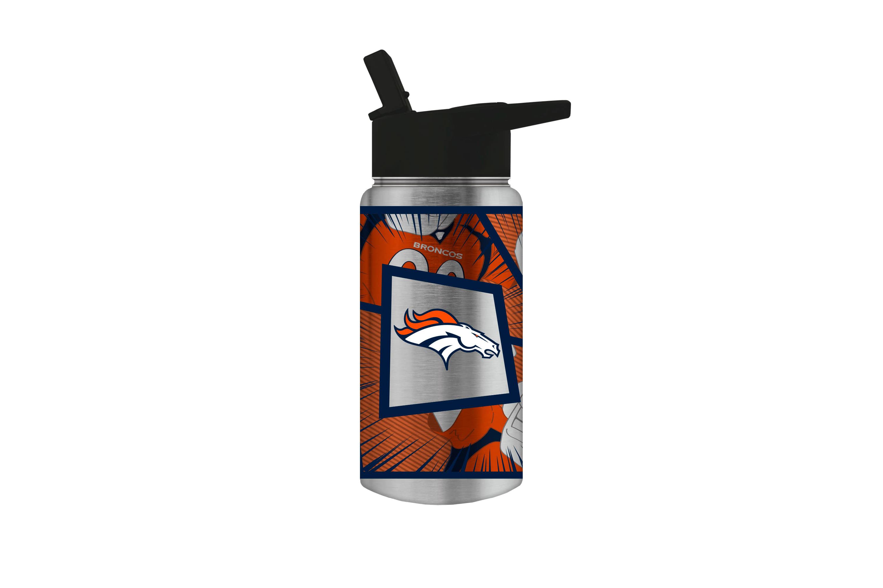 NFL Denver Broncos 14oz Mascot Mini Thirst Water Bottle
