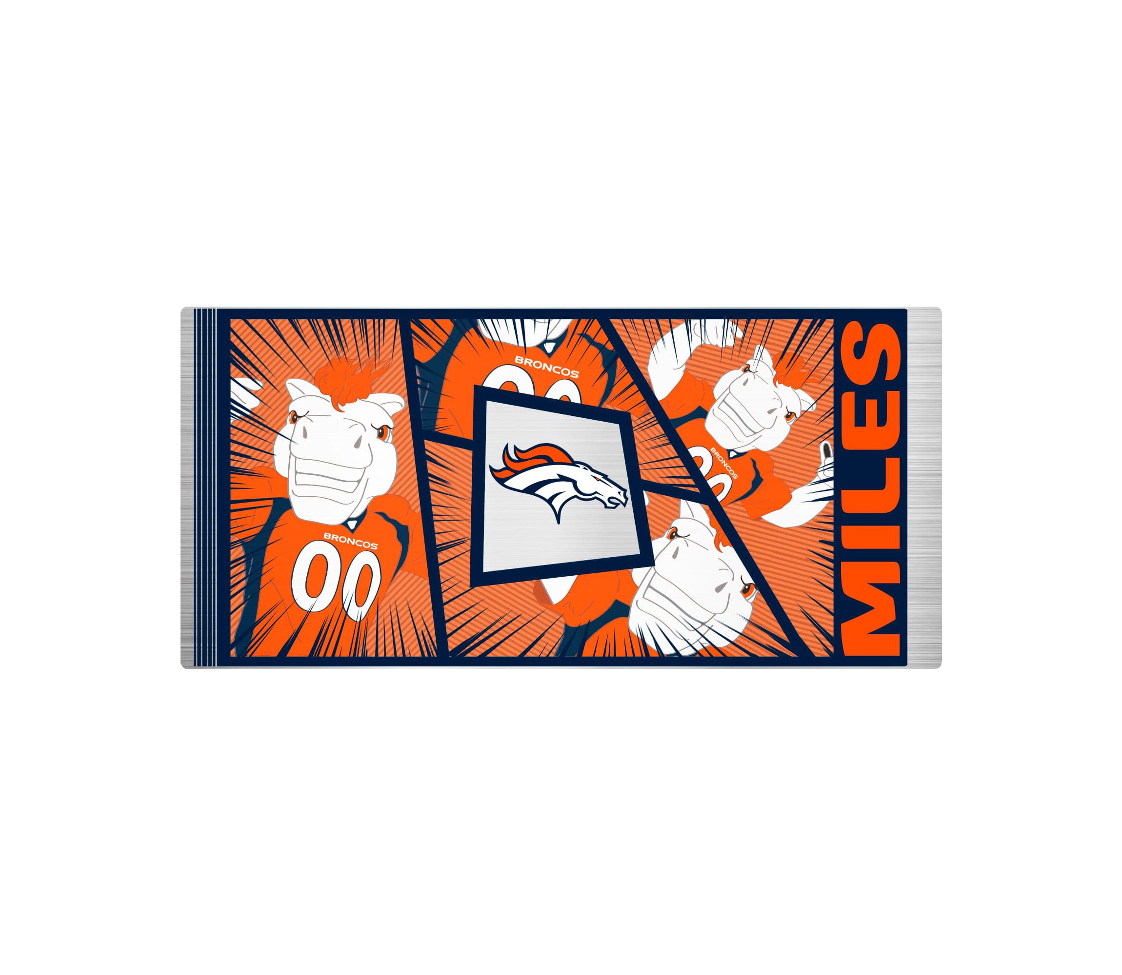 NFL Denver Broncos 14oz Mascot Mini Thirst Water Bottle