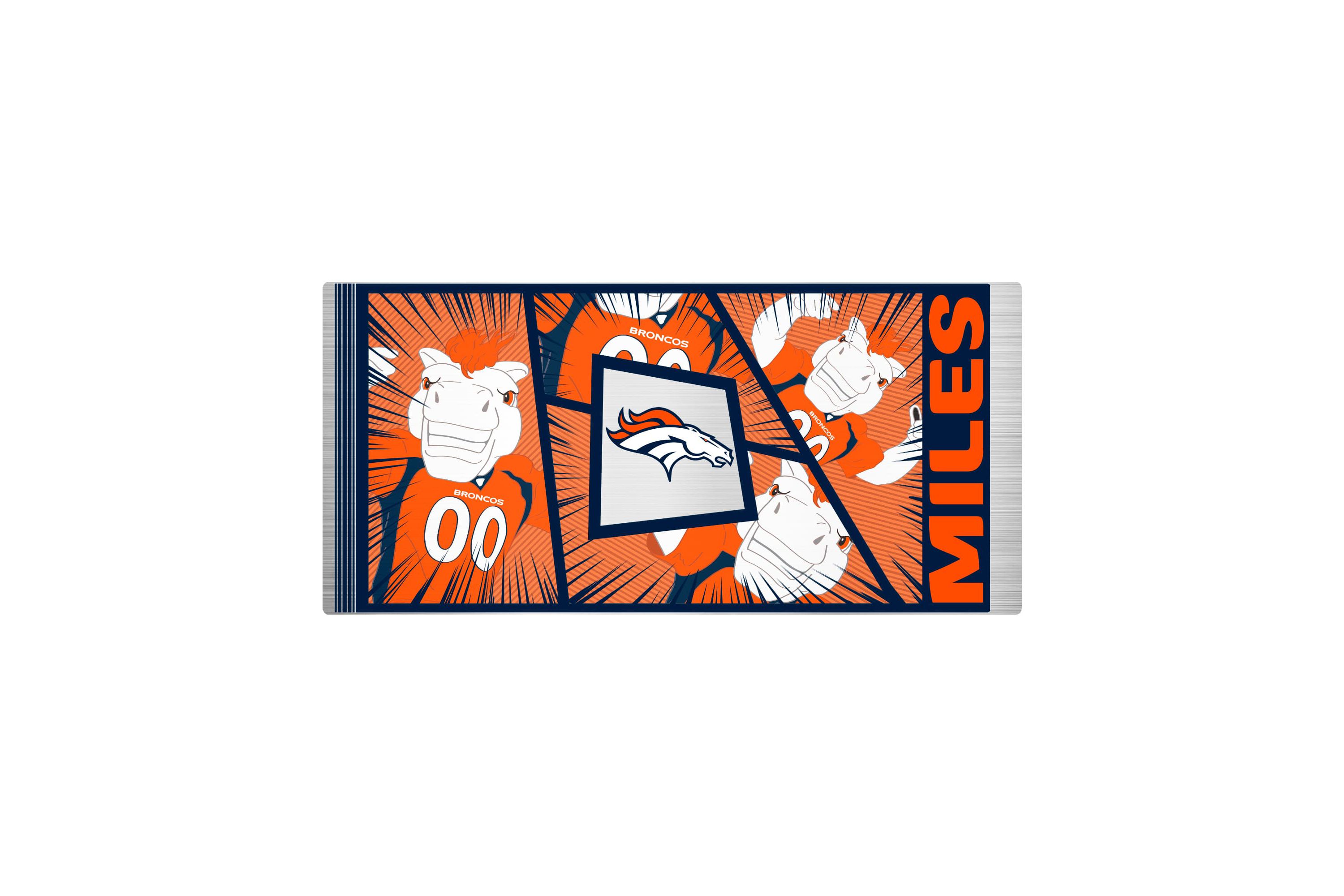 NFL Denver Broncos 14oz Mascot Mini Thirst Water Bottle