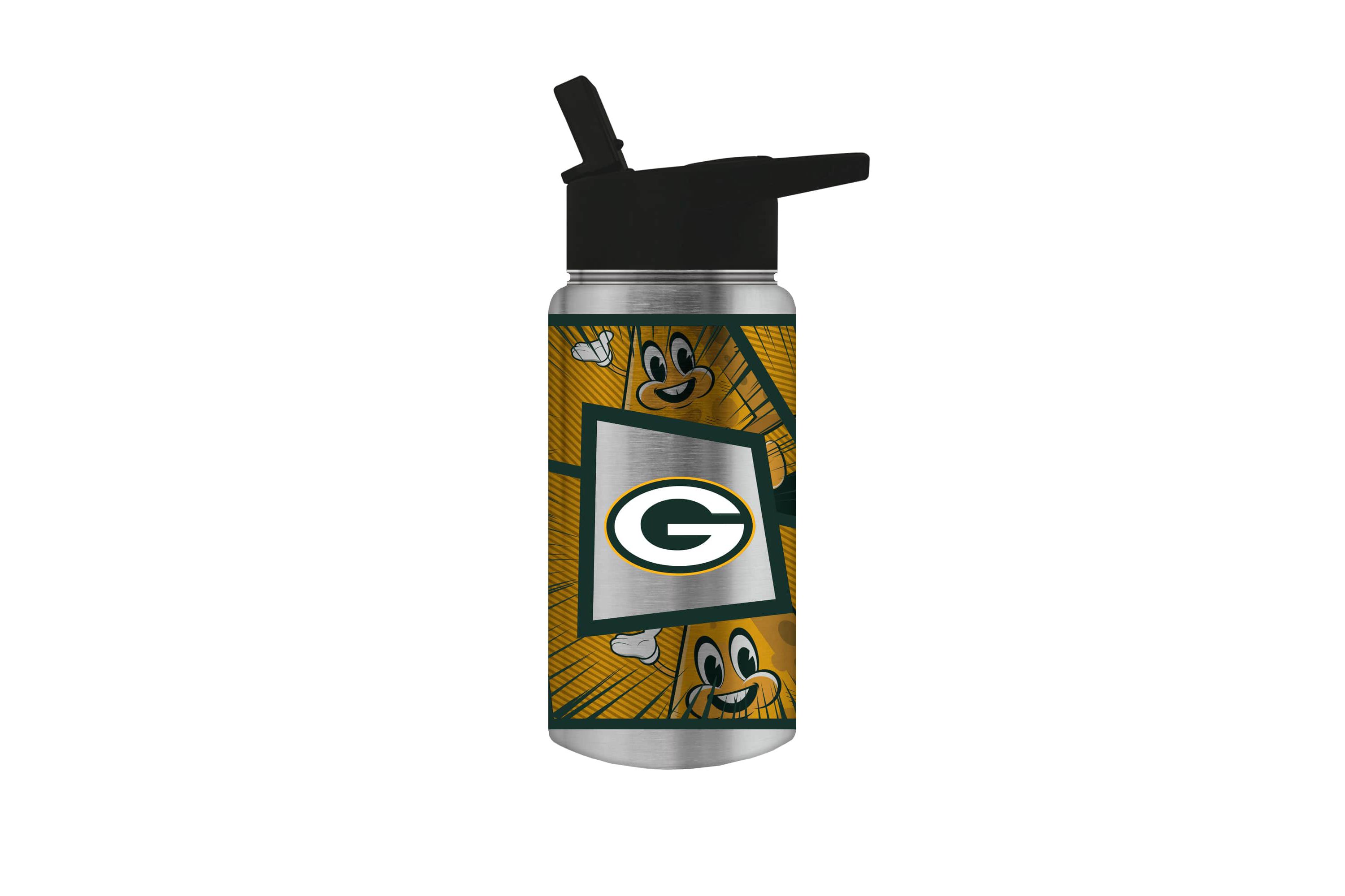 NFL Green Bay Packers 14oz Mascot Mini Thirst Water Bottle