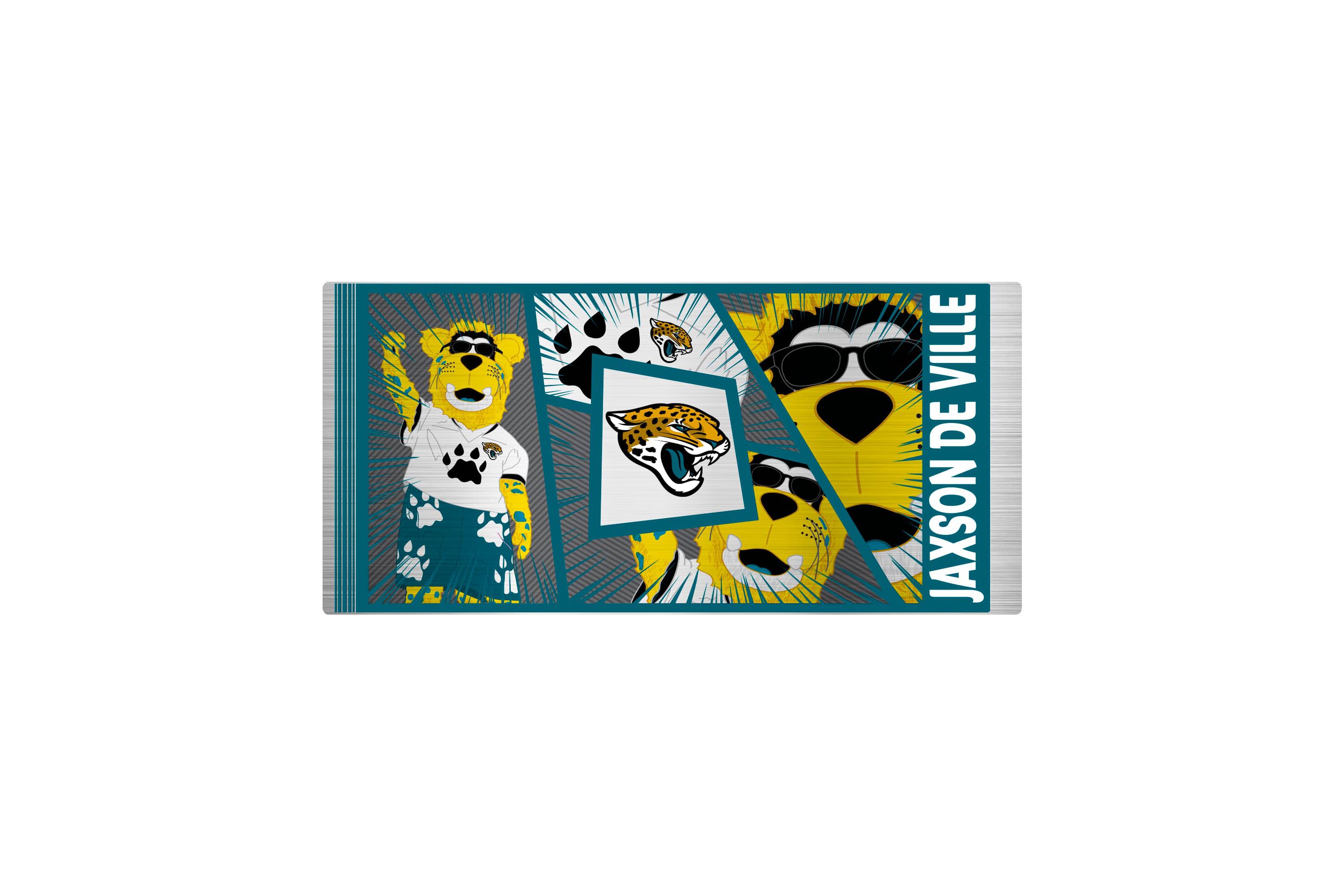 NFL Jacksonville Jaguars 14oz Mascot Mini Thirst Water Bottle