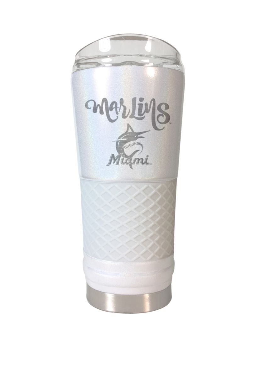 MLB Miami Marlins 24 oz Opal Draft Tumbler 