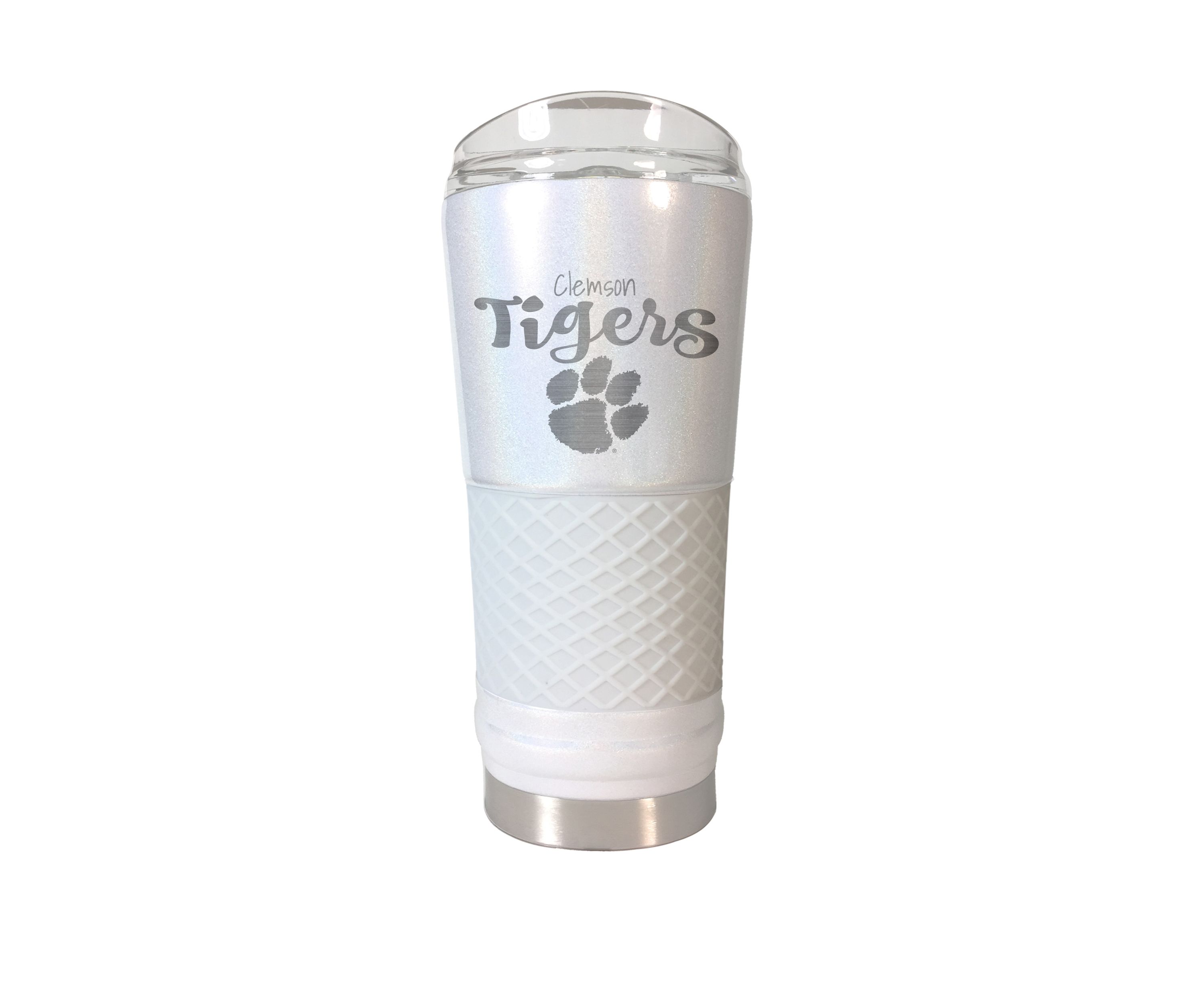 NCAA Clemson Tigers 24 Ounce Opal Draft Tumbler
