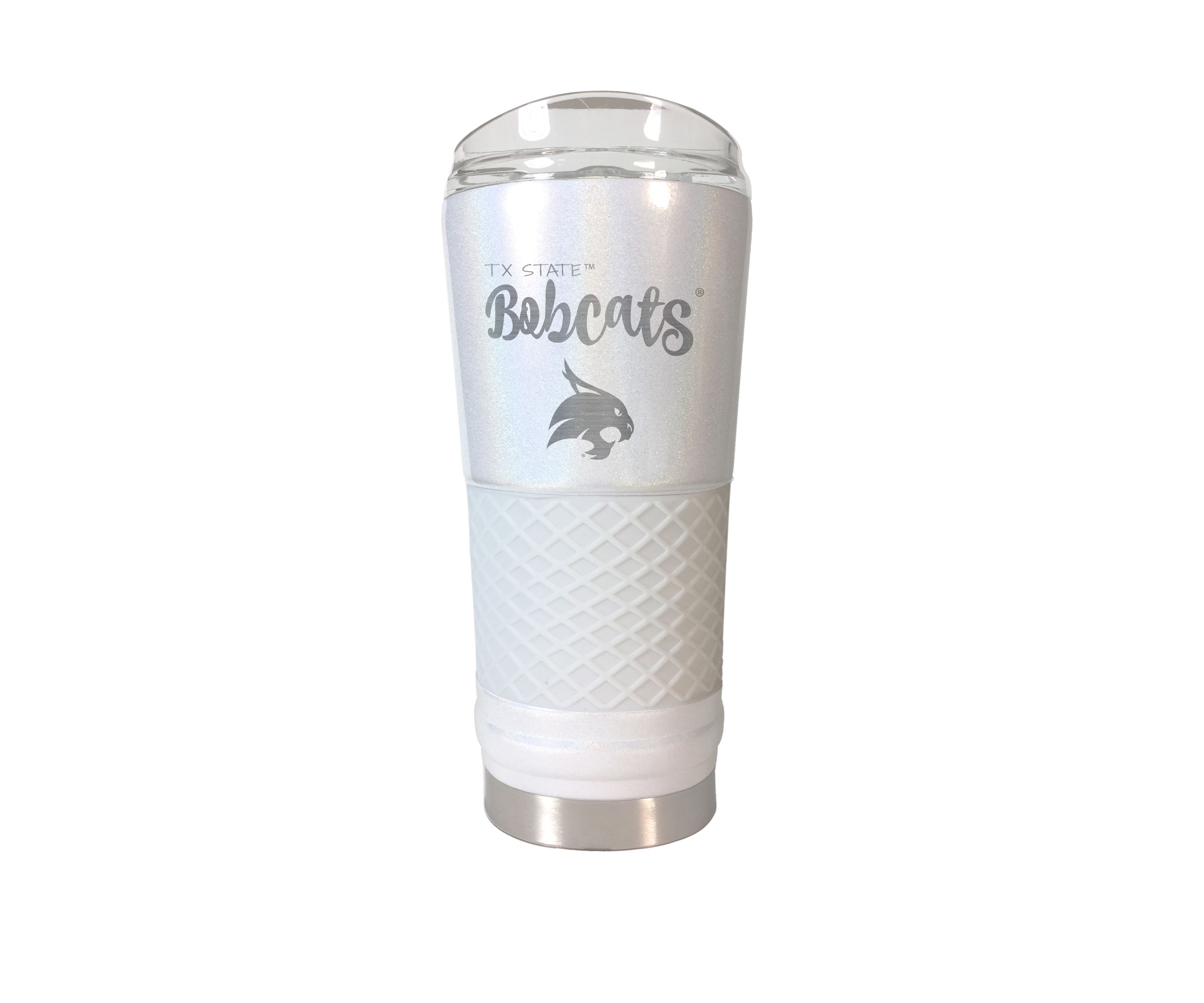 NCAA Texas State Bobcats 24 Ounce Opal Draft Tumbler
