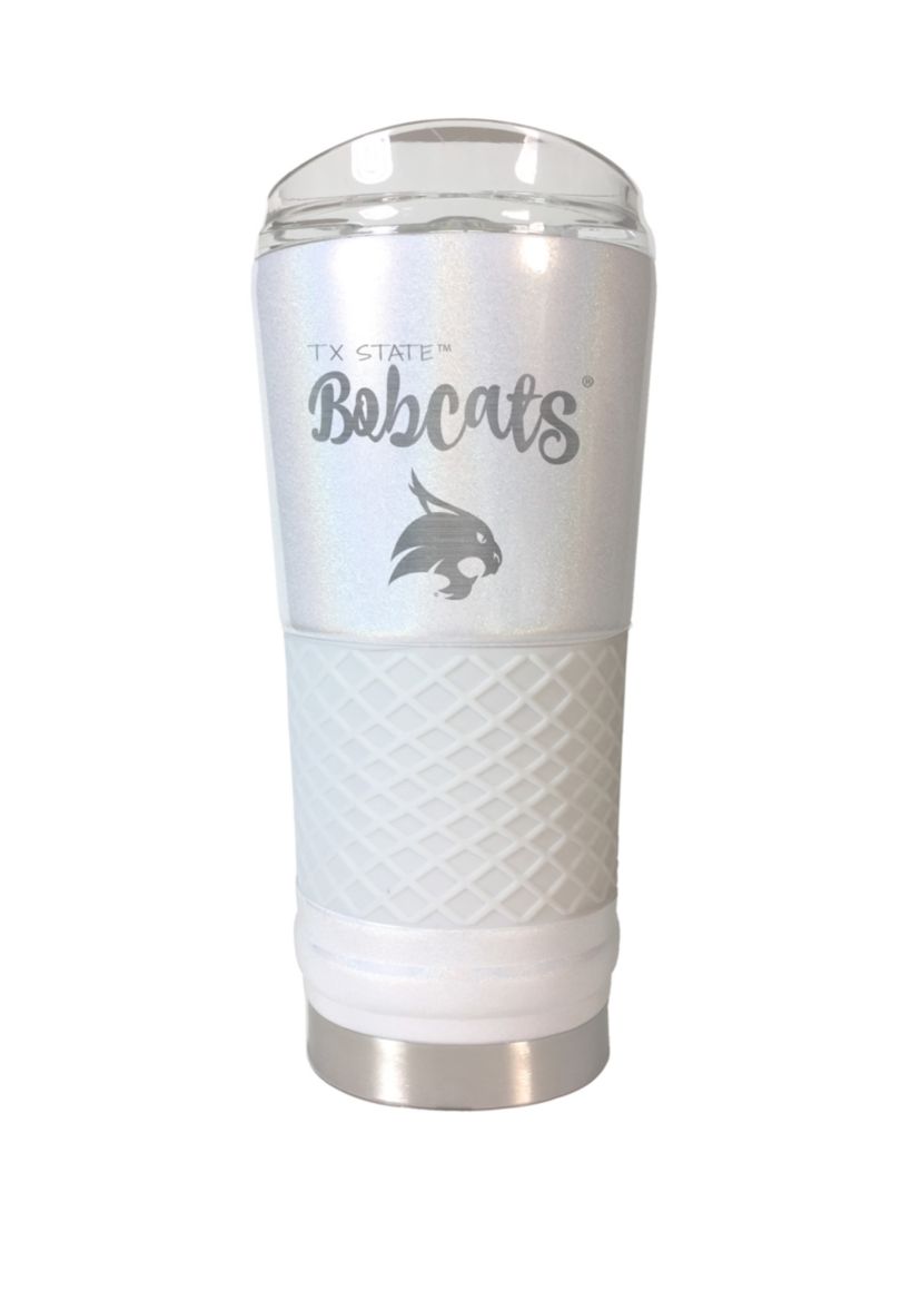 NCAA Texas State Bobcats 24 Ounce Opal Draft Tumbler
