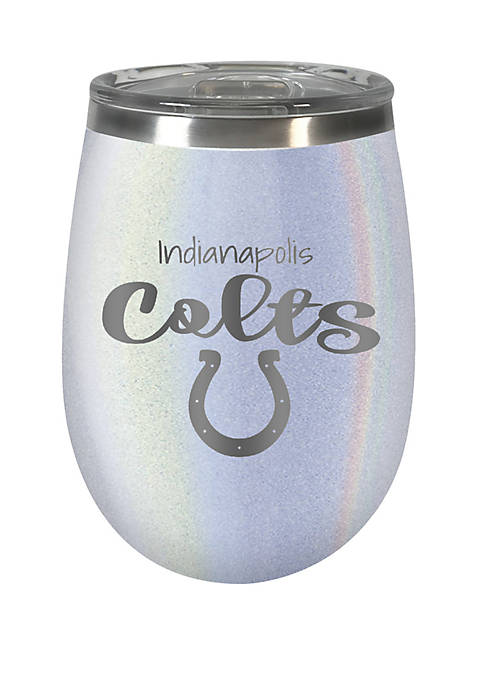 NFL Indianapolis Colts 12 Ounce Opal Wine Tumbler