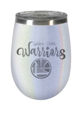 NBA Golden State Warriors 12 Ounce Opal Wine Tumbler