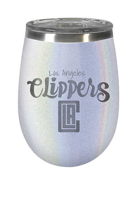 NBA Los Angeles Clippers 12 Ounce Opal Wine Tumbler