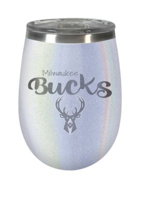 NBA Milwaukee Bucks 12 Ounce Opal Wine Tumbler
