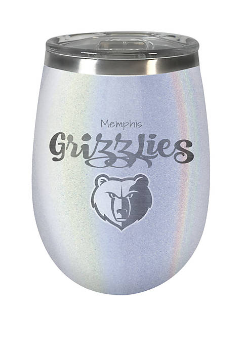 NBA Memphis Grizzlies 12 Ounce Opal Wine Tumbler