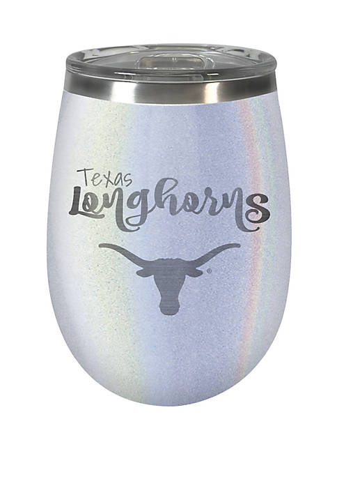 NCAA Texas Longhorns 12 Ounce Opal Wine Tumbler