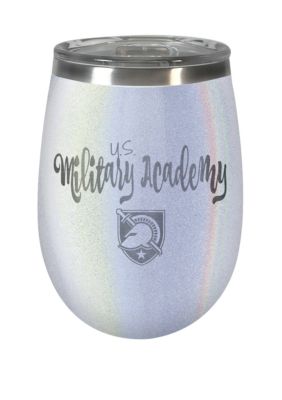 NCAA Army Black Knights 12 Ounce Opal Wine Tumbler 